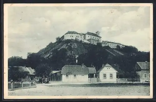 AK Mukacevo, Blick auf die Burg