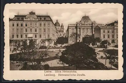 AK Lwów / Lemberg, Ulica Hetmanska / Hetmannsche Strasse