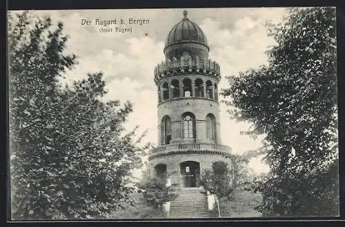 AK Bergen /Rügen, Der Rugard Turm