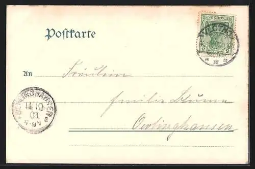 AK Vlotho a. d. Weser, Ortsansicht aus der Vogelschau