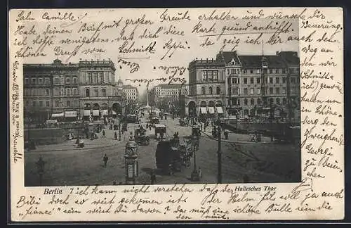 AK Berlin-Kreuzberg, am Halleschen Tor