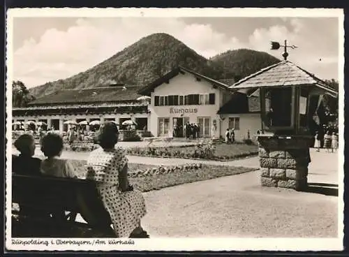 AK Ruhpolding i. Oberbayern, Partie am Kurhaus