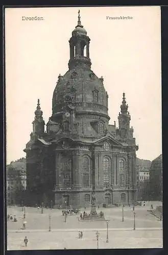 AK Dresden, Ansicht der Frauenkirche