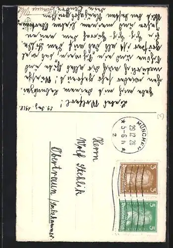 AK Schwein läuft durch den Schnee