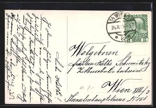 AK Drei Dackel im herbstlichen Wald