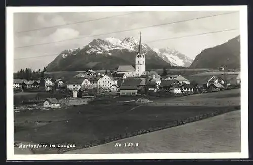 AK Mariapfarr im Lungau, Teilansicht mit Kirche