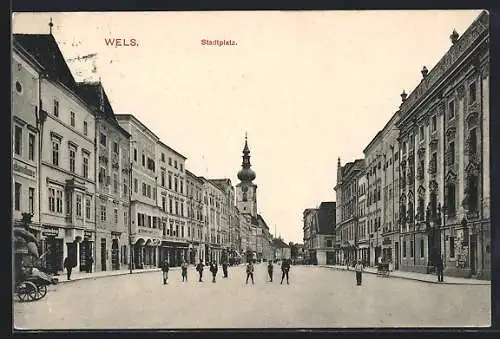 AK Wels, Partie a. Stadtplatz