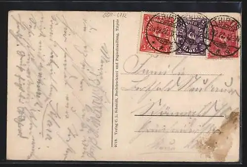 AK Triptis, Partie am Hockerschlösschen