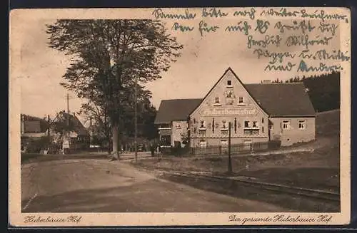 AK Herold i. Erzgeb., Fremdenheim Huberbauer-Hof, Inh. Max Ullrich & Sohn