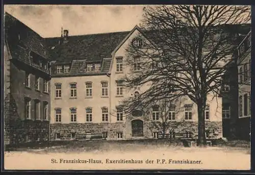 AK Werl, St. Franziskushaus, Exerzitienhaus der P. P. Franziskaner