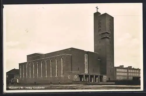 AK Münster i. W., Partie an der Heilig Geistkirche