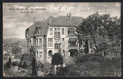 AK Bad Salzuflen, Hotel Haus Bergbauer, Wenkenstrasse 35