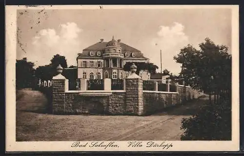 AK Bad Salzuflen, Blick auf die Villa Dürkoppe