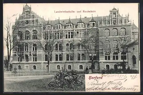 AK Herford, Landwirtschafts- und Realschule