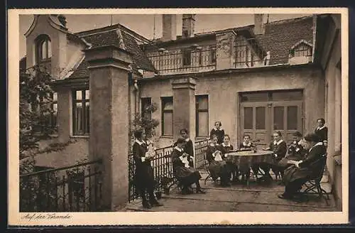 AK Lenzfried /Allgäu, Erziehungs-Institut Lenzfried der Ar. Schulschwestern v. U. L. Fr., Veranda