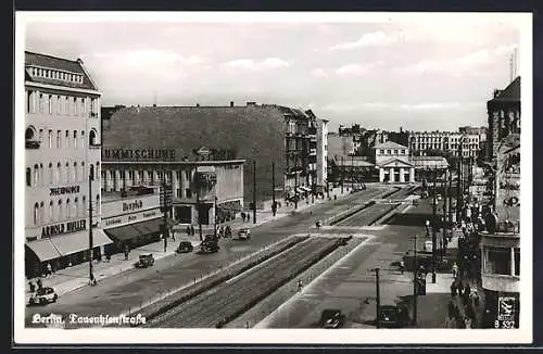 AK Berlin-Charlottenburg, Blick in die Tauentzienstrasse