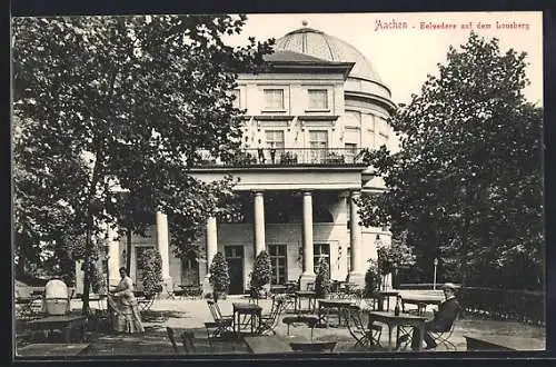 AK Aachen, Belvedere auf dem Lousberg