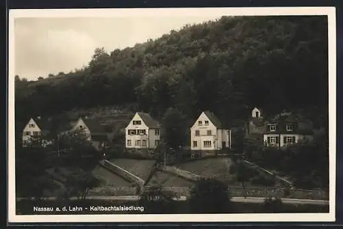 AK Nassau a. d. Lahn, Blick auf die Kaltbachtalsiedlung