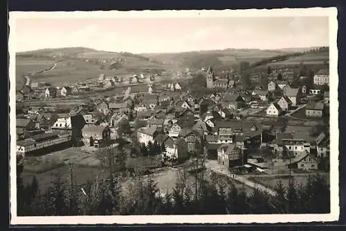 AK Morsbach-Sieg /Oberberg, Totalansicht vom Berg aus