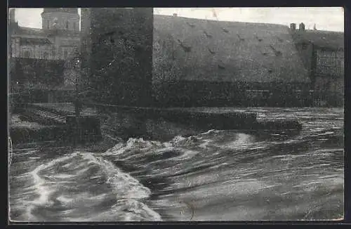 AK Nürnberg, Hochwasser von 1909