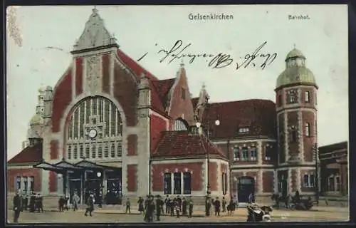 AK Gelsenkirchen, Eingang zum Bahnhof