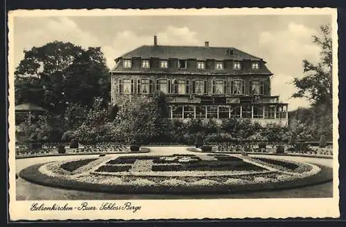 AK Gelsenkirchen-Buer, Schloss Berge mit Gartenanlagen