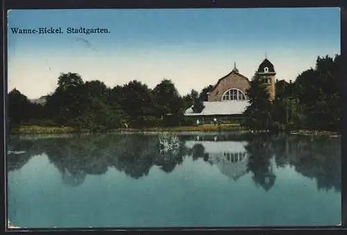 AK Wanne-Eickel, Blick auf den Stadtgarten