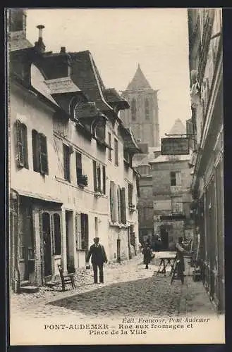 AK Pont-Audemer, Rue aux Fromages et Place de la Ville