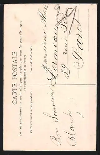 AK Verneuil, Maison de la Tourelle (XVe siècle) et charrette devant la facade historique