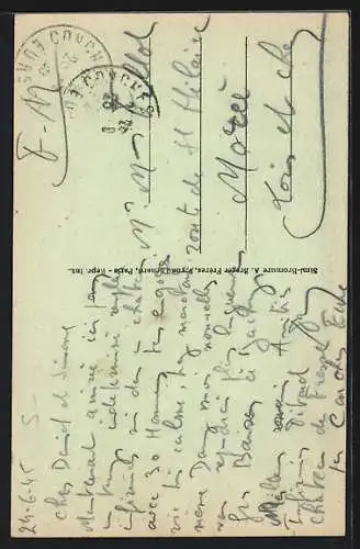 AK Conches, Rue Sainte Foy et l`Église