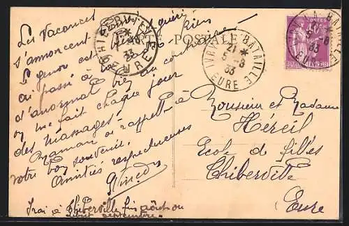 AK Ivry-la-Bataille, Un coin de Venise sur l`Eure