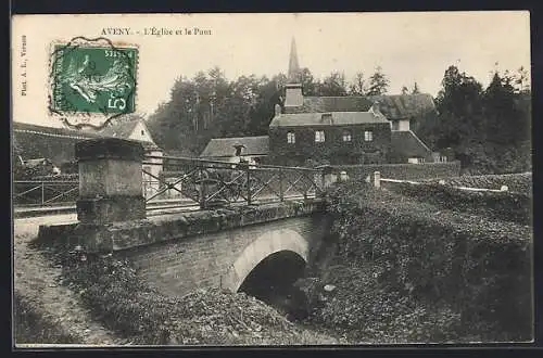 AK Aveny, L`Église et le Pont