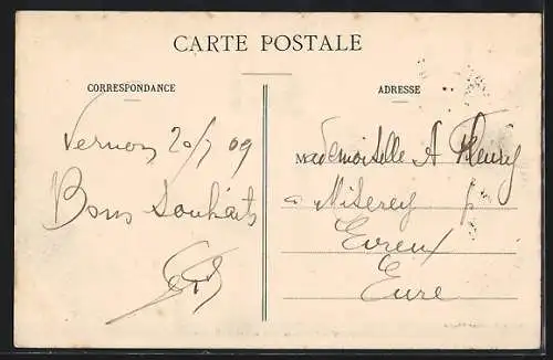 AK Vernon, Entrée de Ville et Rue d`Albuféra