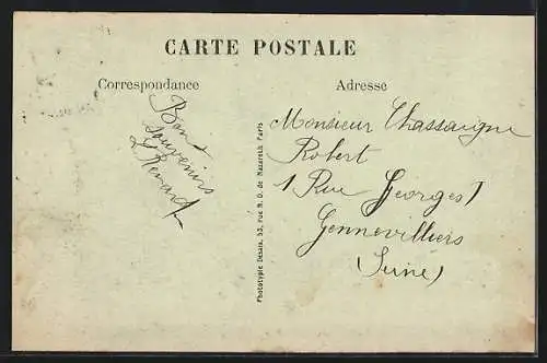 AK Vernon, Bateau lavoir et vue sur la Seine