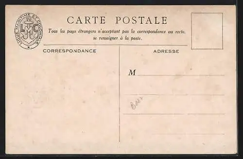 AK Bouafles-les-Andelys, arrivée au Camp des Pilotes CPSF en bateau