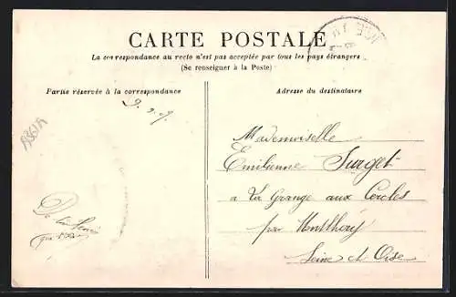 AK Le Neubourg, Place et rue Dupont de l`Eure avec statue et église en arrière-plan