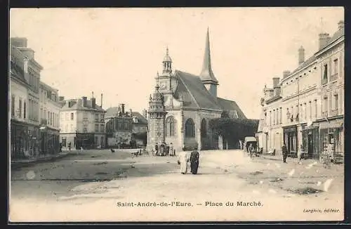 AK Saint-André-de-l`Eure, Place du Marché