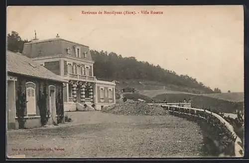 AK Breuilpont, Villa Rosette et paysage environnant