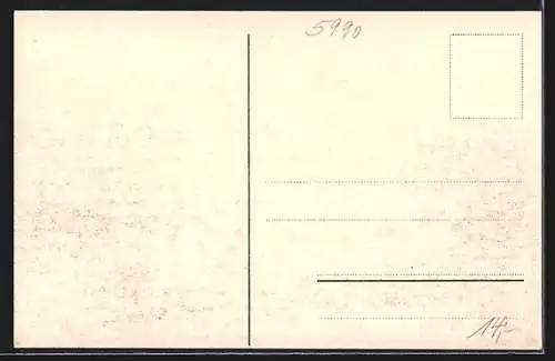 AK Altena i. W., Ortsansicht mit Lennestrasse