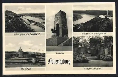 AK Hohensyburg, Denkmal, Kriegerehrenmal und Hengsteysee