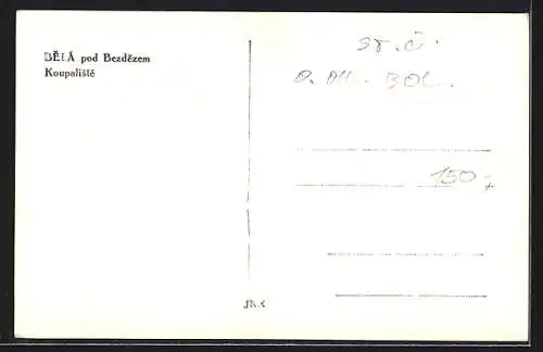 AK Belá pod Bezdezem, Koupaliste