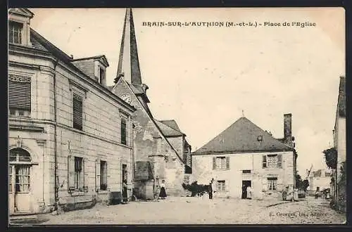 AK Brain-sur-l`Authion, Place de l`Église