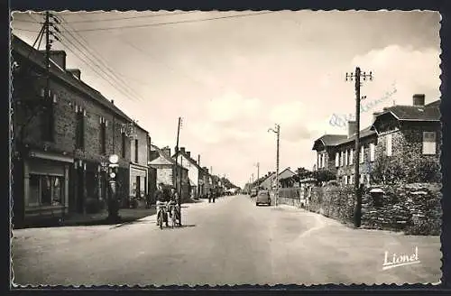 AK Bel-Air de Combrée, Rue principale et la Gendarmerie