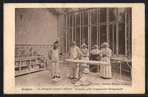 AK Angers, Clinique Saint-Rémy, Grande salle d`opération (Aseptique)