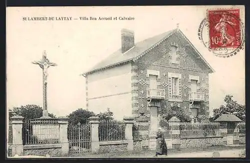 AK Saint-Lambert-du-Lattay, Villa Bon Accueil et Calvaire