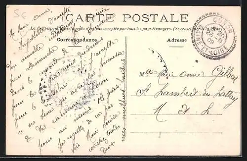 AK Saint-Lambert-du-Lattay, Villa Bon Accueil et Calvaire