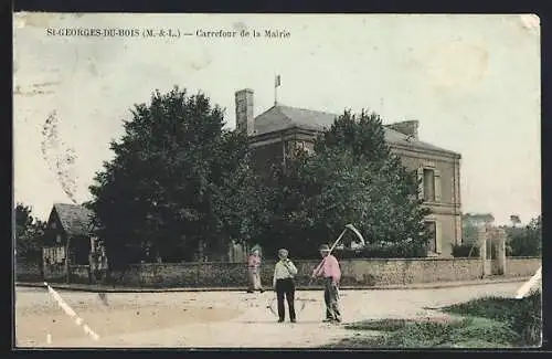 AK Saint-Georges-du-Bois, Carrefour de la Mairie