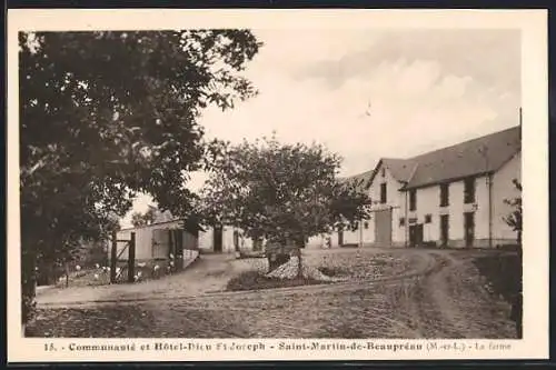 AK Saint-Martin-de-Beaupréau, Communauté et Hôtel-Dieu St-Joseph, La ferme