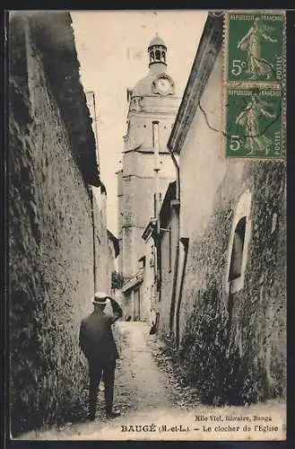 AK Baugé, Le clocher de l`église