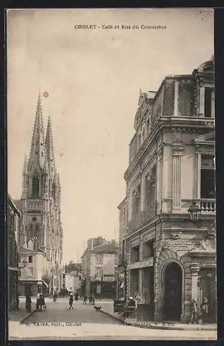 AK Cholet, Café et Rue du Commerce